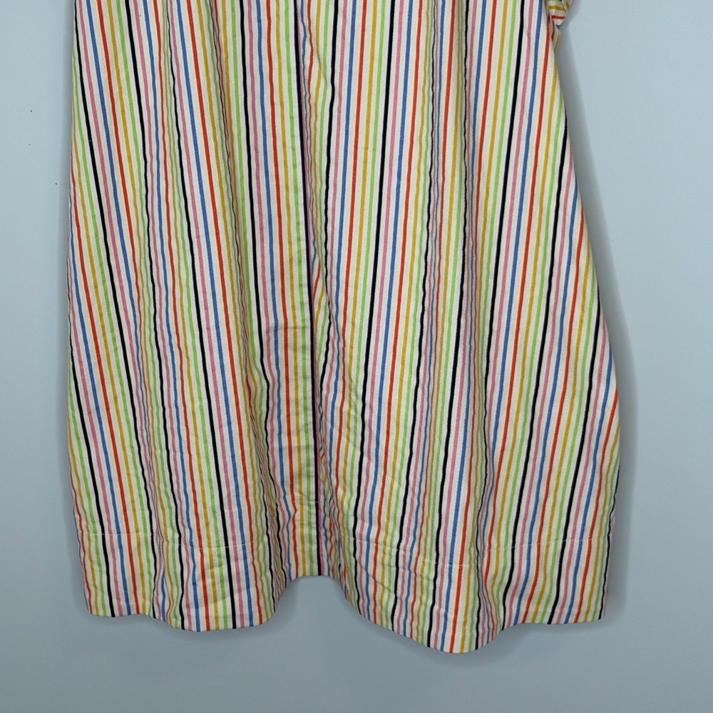 Pomander Place Multi Color Striped Flutter Sleeve Mini Dress XXL B1486 Rainbow - Picture 8 of 12
